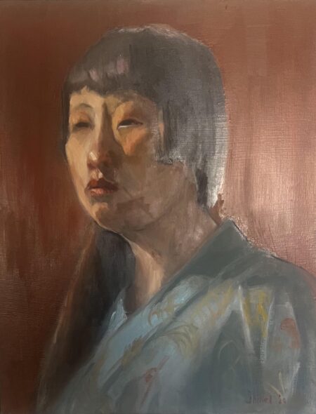 Oil painting by Janet Hillel - Asian Woman